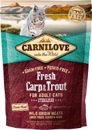Carnilove fresh carp & trout sterilised for adult cats 400 g - Granule pre mačky