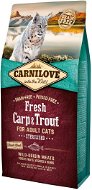 Carnilove fresh carp & trout sterilised for adult cats 6 kg - Granule pro kočky