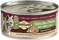 Carnilove white muscle meat chicken, duck & pheasant for adult cats 100 g - Konzerva pro kočky