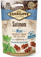 Carnilove cat crunchy snack salmon with mint with fresh meat 50 g - Maškrty pre mačky