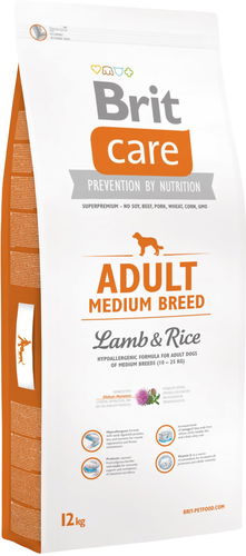 brit care adult medium breed lamb rice