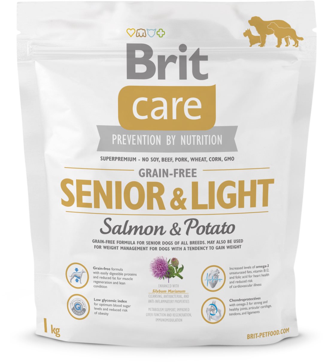 Brit care shop senior salmon potato