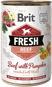 Canned Dog Food Brit Fresh Beef with Pumpkin 400g - Konzerva pro psy