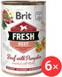 Brit Fresh Beef with Pumpkin 6 × 400 g - Konzerva pro psy