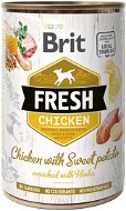 Canned Dog Food Brit Fresh Chicken  with Sweet Potato 400g - Konzerva pro psy