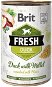 Brit Fresh Duck with Millet 400g - Canned Dog Food