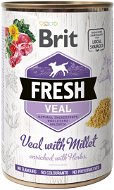 Canned Dog Food Brit Fresh Veal with Millet 400g - Konzerva pro psy