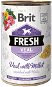 Brit Fresh Veal with millet 400 g  - Konzerva pro psy