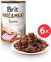 Brit Paté & Meat Rabbit 6 × 400 g - Konzerva pro psy