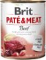 Canned Dog Food Brit Paté & Meat Beef 800g - Konzerva pro psy