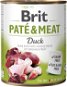 Brit Paté & Meat Duck 800 g - Konzerva pro psy