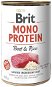 Brit Mono Protein beef & rice 400 g - Konzerva pro psy
