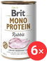 Brit Mono Protein Rabbit 6 × 400 g - Konzerva pro psy