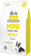 Dog Kibble Brit Care Mini Grain Free Adult Lamb 2kg - Granule pro psy
