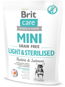 Dog Kibble Brit Care Mini Grain Free Light & Sterilized 400g - Granule pro psy
