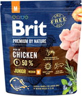 Brit Premium by Nature Junior M 1 kg - Granule pre šteniatka