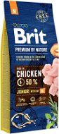 Brit Premium by Nature Junior M 15 kg - Granule pro štěňata