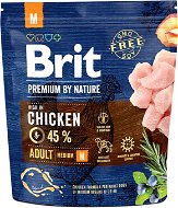Dog Kibble Brit Premium by Nature Adult M 1kg - Granule pro psy