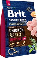 Brit Premium by Nature Senior L+XL 3 kg - Granuly pre psov