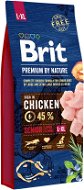 Brit Premium by Nature Senior L+XL 15 kg - Granule pro psy