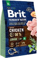 Brit Premium by Nature Junior XL 3 kg - Granule pre šteniatka