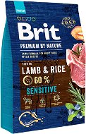 Granule pro psy Brit Premium by Nature Sensitive Lamb 3 kg - Granule pro psy