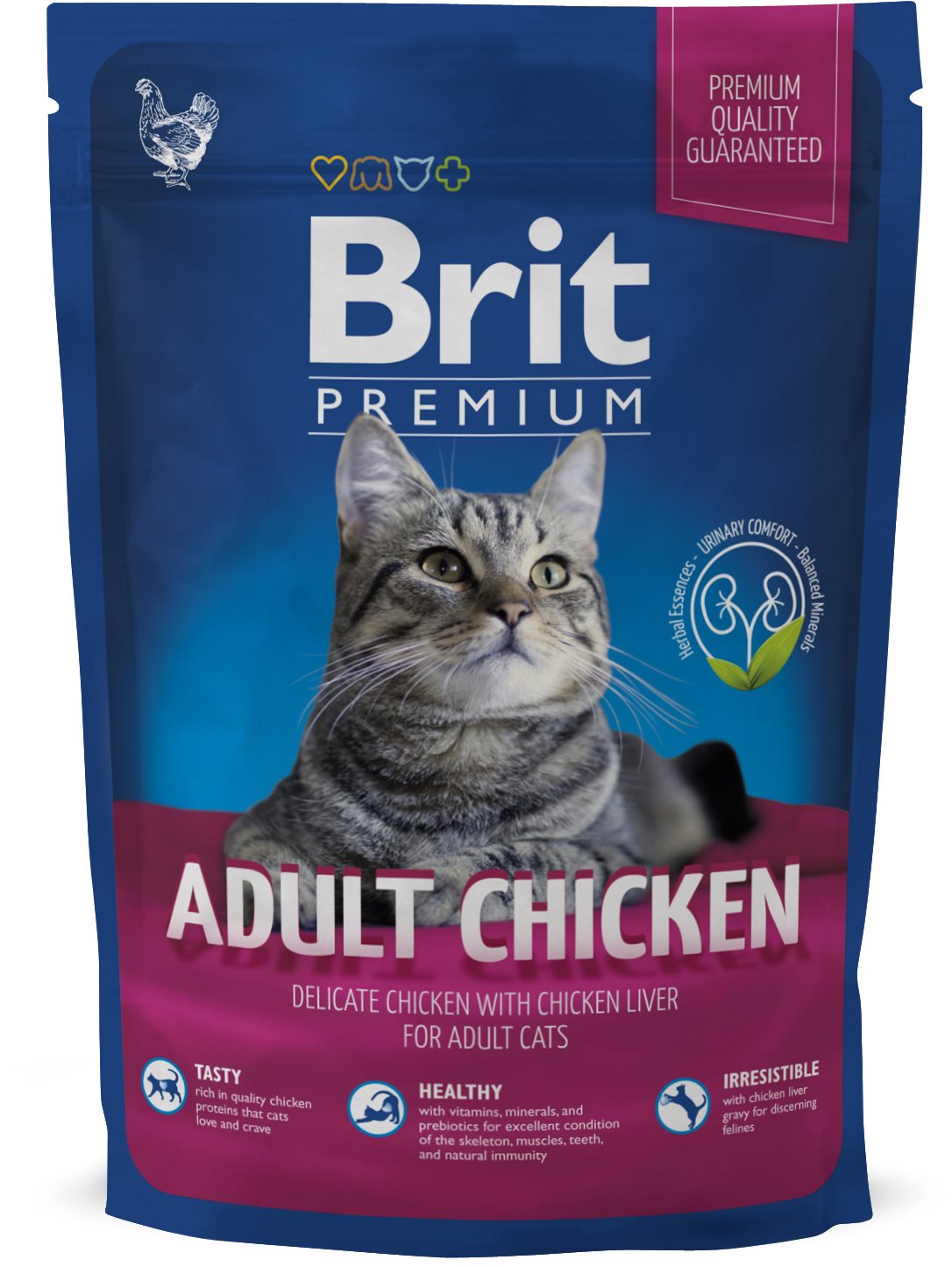 Brit premium hot sale cat adult chicken