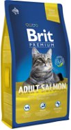 Brit Premium Cat Adult Salmon 8 kg - Granule pre mačky