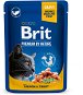 Brit Premium Cat Food Pouch with Salmon & Trout 100g - Cat Food Pouch