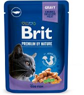 Brit Premium Cat Pouches with Cod Fish 100g - Cat Food Pouch