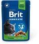 Cat Food Pouch Brit Premium Sterilised Cat, Food Pouches with Chicken Slices 100g - Kapsička pro kočky