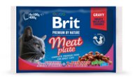 Brit Premium Cat Pouches Meat Plate 400 g (4× 100 g) - Kapsička pre mačky