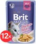 Brit Premium Cat Delicate Fillets in Jelly with Chicken 12× 85 g - Kapsička pre mačky