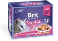 Brit Premium Cat Delicate Fillets in Jelly Family Plate 1020 g (12× 85 g) - Kapsička pre mačky