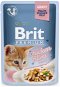 Brit Premium Cat Delicate Fillets in Gravy with Chicken for Kittens 85g - Cat Food Pouch