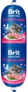 Brit Premium by Nature Sausage CAT Chicken & Rabbit 180 g - Saláma pre mačky