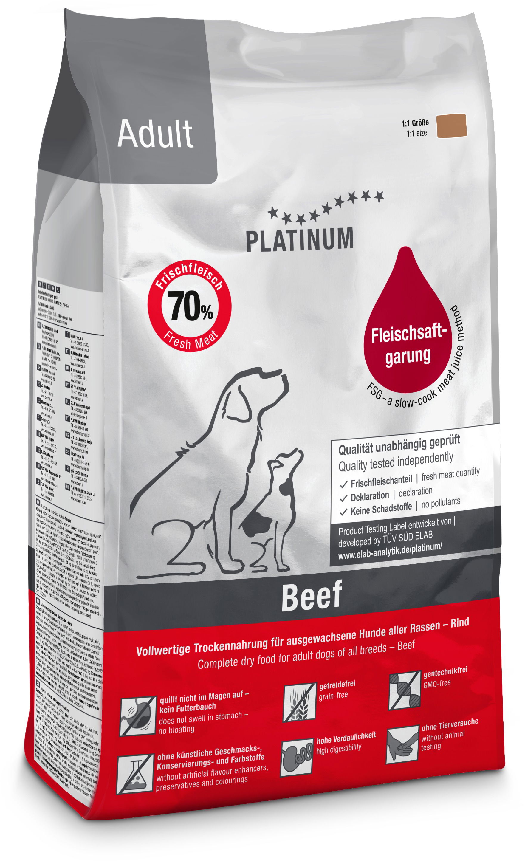 Platinum natural hotsell dog food