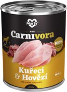 MARTY ProCarnivora for Dogs chicken + beef 800g - Canned Dog Food