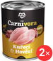 MARTY ProCarnivora pro psy kuřecí + hovězí 2 × 800 g - Konzerva pro psy
