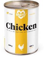 MARTY Essential pre psov 100 % mäso – kuracie 400 g - Konzerva pre psov