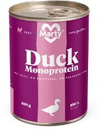 MARTY Monoprotein 100 % mäso – kačacie 400 g - Konzerva pre psov