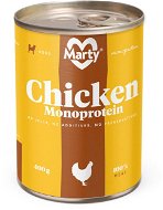 MARTY Monoprotein 100% Meat - chicken 400g - Canned Dog Food