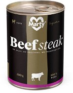 MARTY Signature 100 % mäso – hovädzí steak 300 g - Konzerva pre psov
