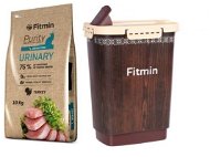 Fitmin cat Purity Urinary - 10 kg + Barrel for feed 50 l free - Pet Food Set