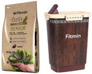 Fitmin cat Purity Senior 10 kg + Barel na granuly 10 l - Granule pre mačky