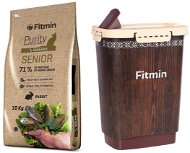 Fitmin cat Purity Senior 10 kg + Barrel for granules 10 l - Cat Kibble