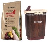 Fitmin cat Purity Kitten - 10 kg + Barel na krmivo 50 l zdarma - Sada krmiva