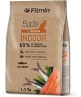 Fitmin Purity Cat Indoor s čerstvým lososem pro kočky chované v bytě 1,5 kg - Granule pro kočky