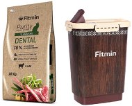 Fitmin cat Purity Dental 10 kg + Barrel for granules 10 l - Cat Kibble