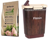 Fitmin cat Purity Castrate 10 kg + Barrel for granules 10 l - Cat Kibble